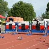 Roadshow ADHR - České Budějovice MČR v požárním sportu - muži při přeskoku přes přepážku