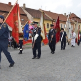 Roadshow ADHR - SDH Velvary 150 let - průvod konec vlajek