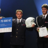 1. místo SDH Klatovy - ocenění - vyhlášení výsledků ankety Dobrovolní hasiči roku 2014