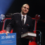 2. místo JSDH Kostelec na Hané - vyhlášení výsledků ankety Dobrovolní hasiči roku 2014